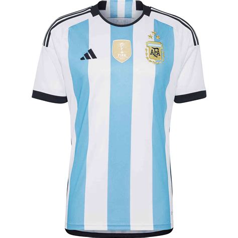 men's replica adidas argentina home jersey 2022 - 3 stars|argentina 3 stars jersey.